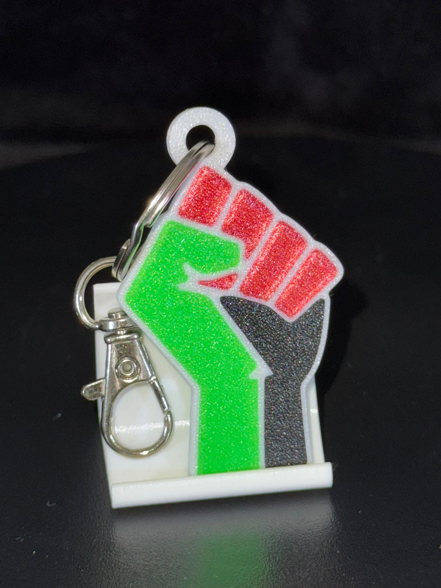 Free Palestine Palästina Filistin Keychain Schlüsselanhänger ( double-sided - dppelseitig )