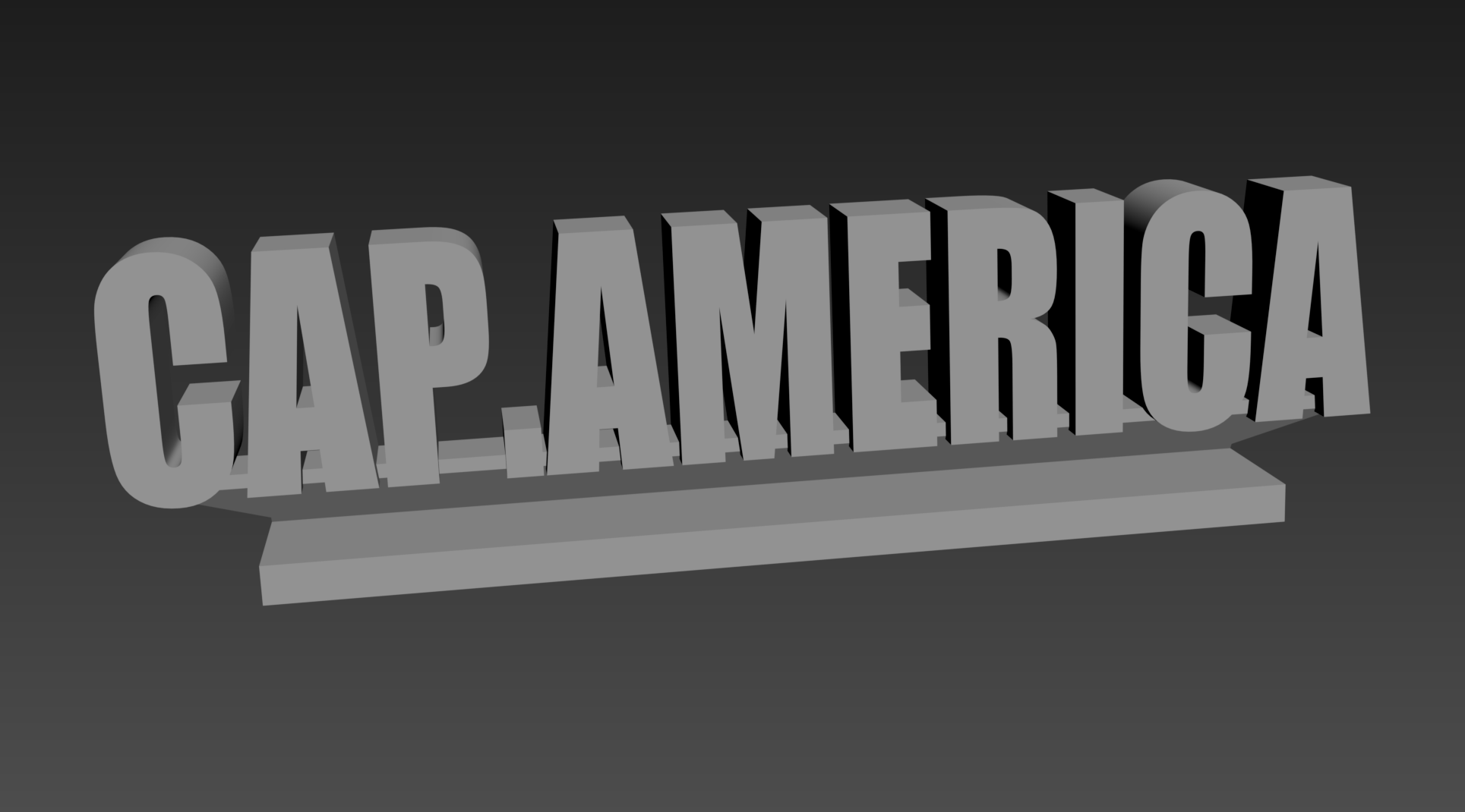 Display Name Tag - CAPTAIN AMARICA – Modular Collectible System – #SAVFX