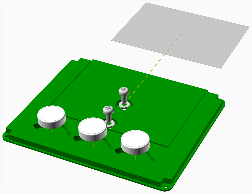 Feedback button / Help button case for 1-3 Bluetooth buttons with postcard insert — miniatura 3