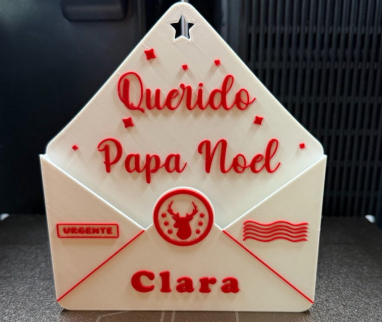 Carta papa noel editable
