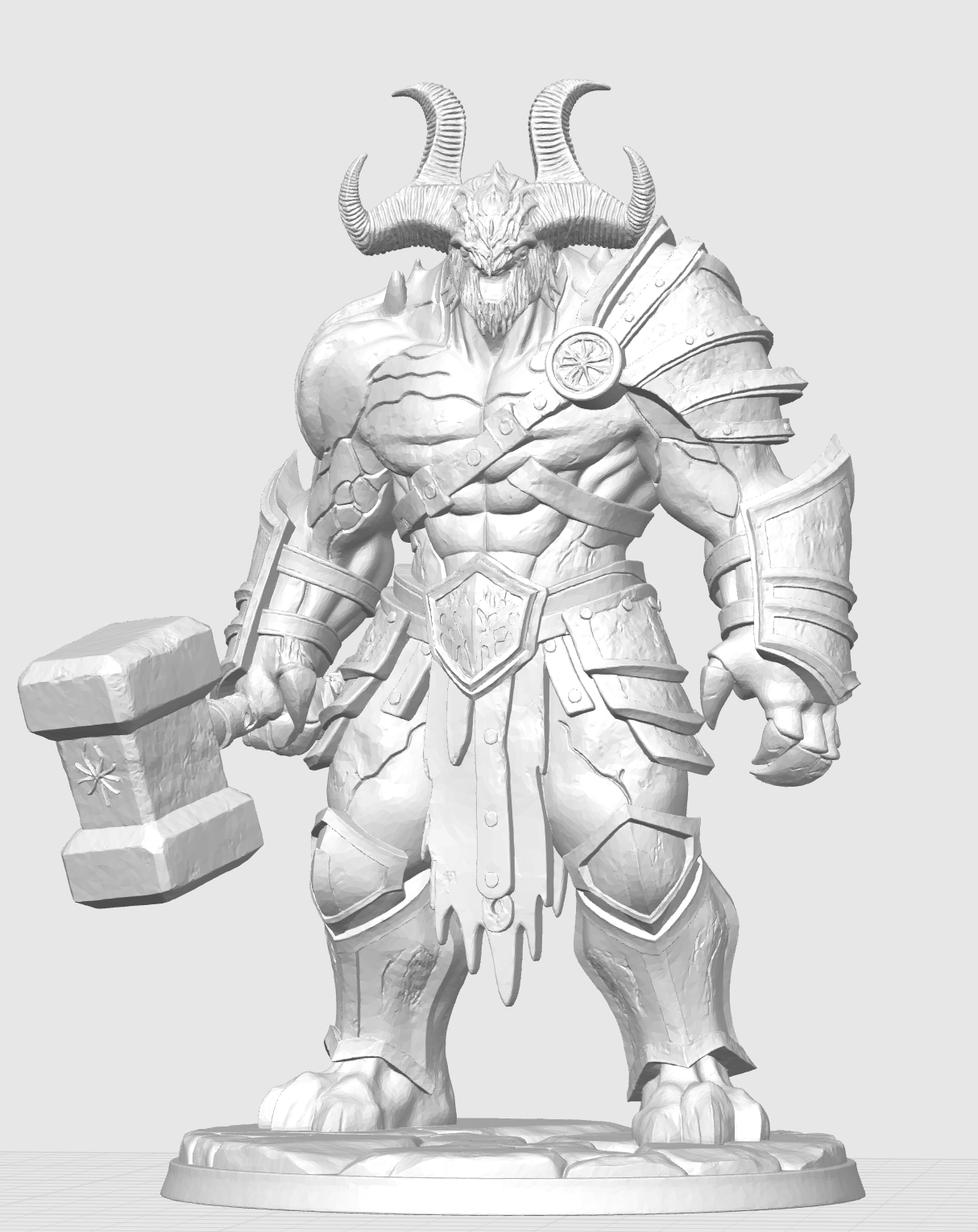 Lava demon warrior