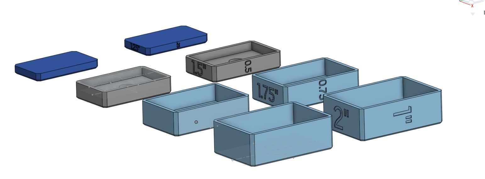 Stackable Woodworking Setup Spacer Blocks (Standard) — miniatura 2