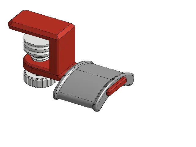 Wider Hook for Reversible headphones holder (addon)