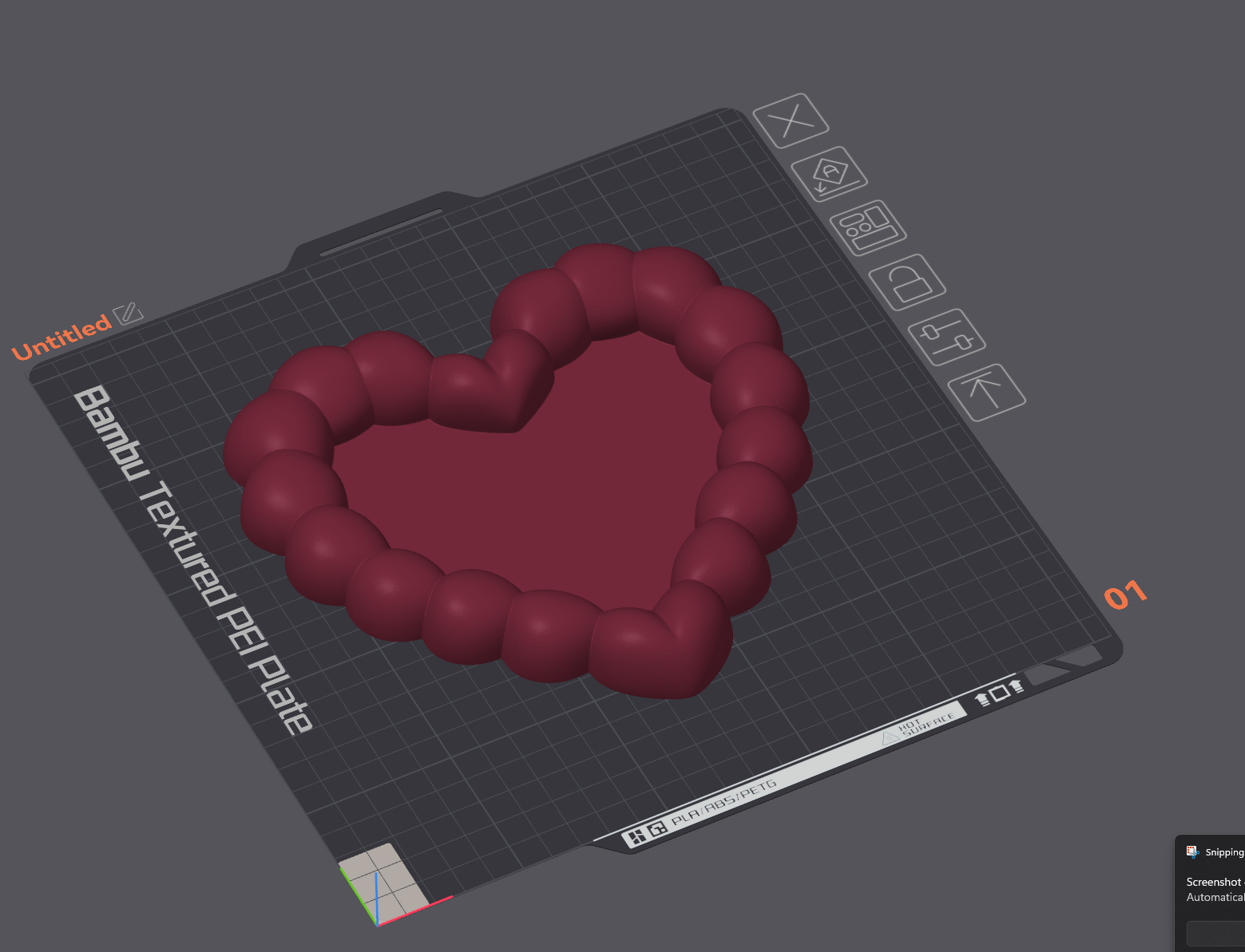 Heart Catch Tray