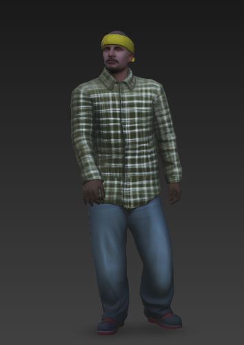 Personaje masculino GTA5 / Male character GTA5 3D model
