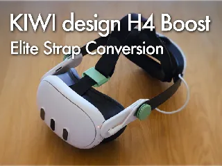 KIWI design H4 Boost Elite Strap Conversion Mod for Quest 3/3S