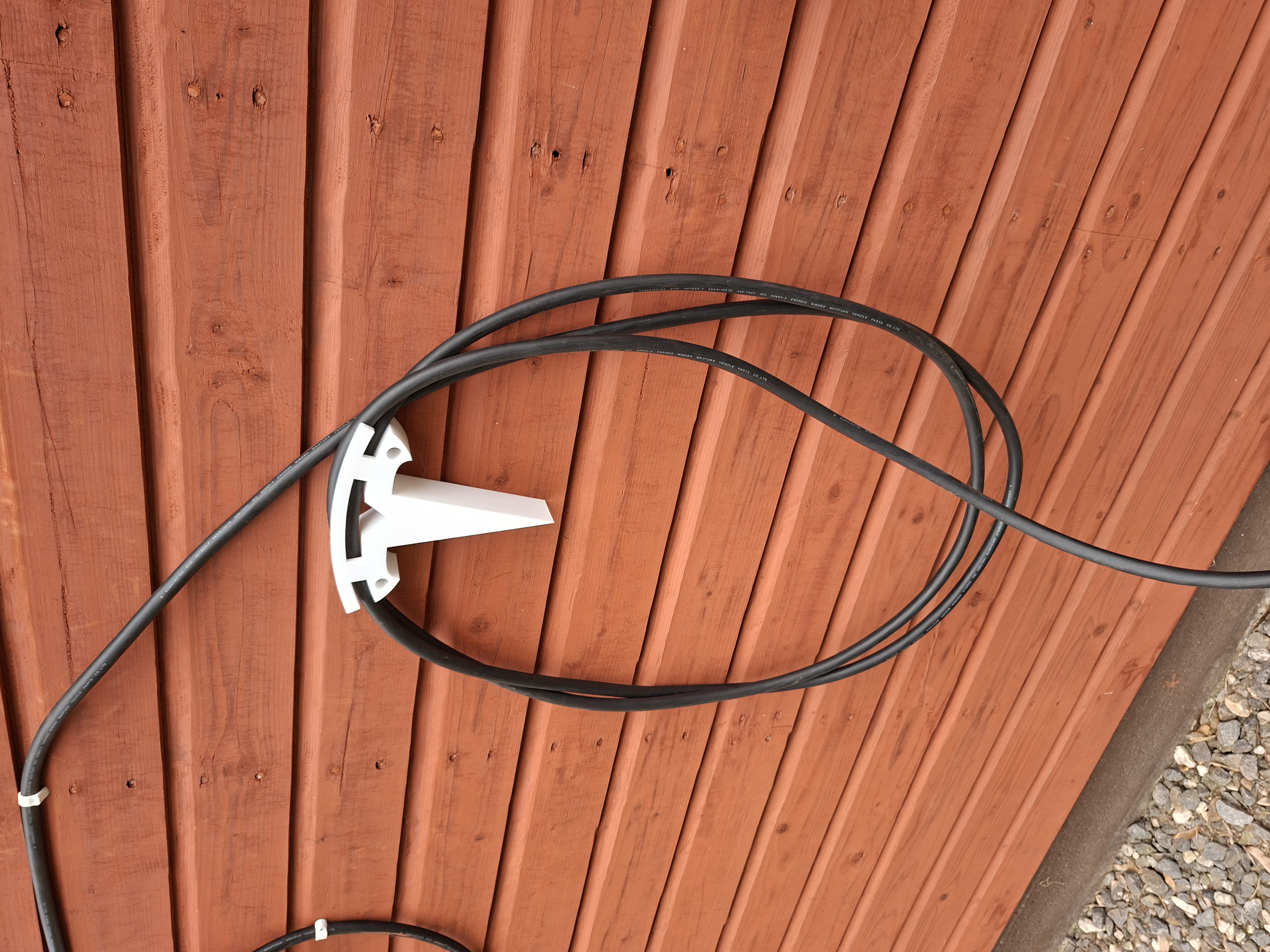 Charger cable holder
