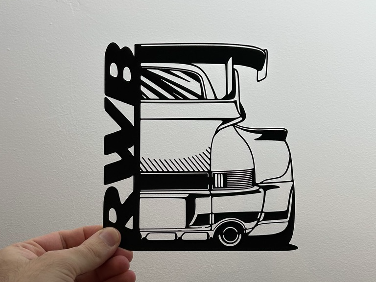 Porsche RWB - decorazione da parete