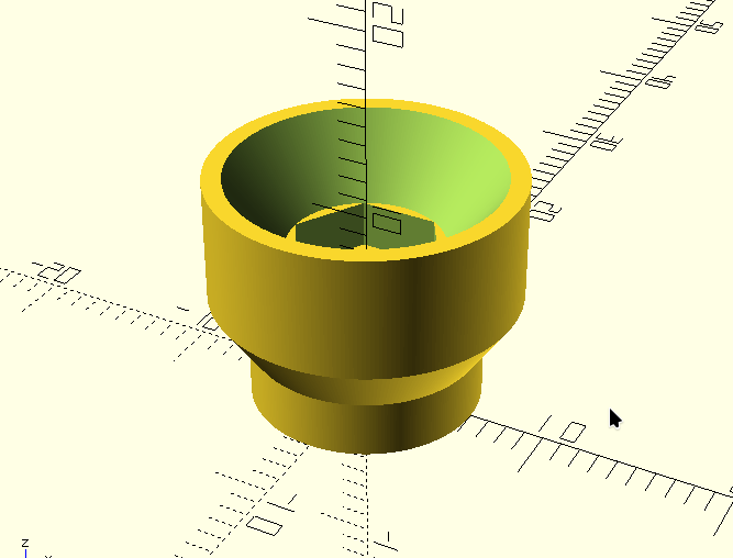 Miniatura 2 do modelo 3D Parametric simple nut handle