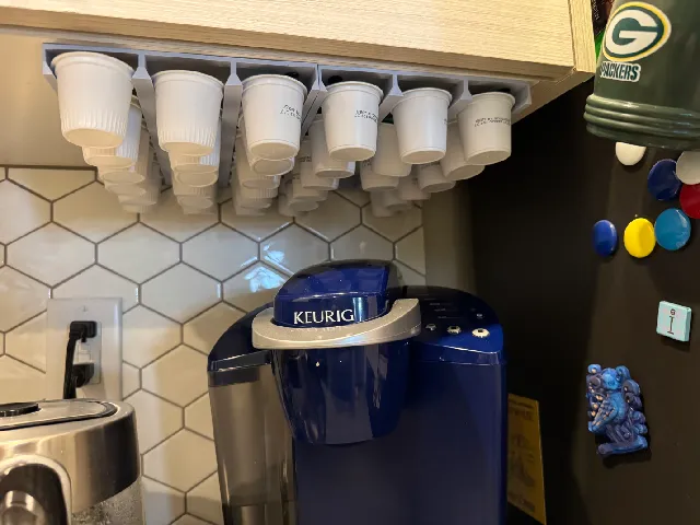 longer keurig under cupboard pod holder