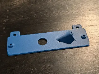 Voron exhaust cover with angled bowden and umbilical