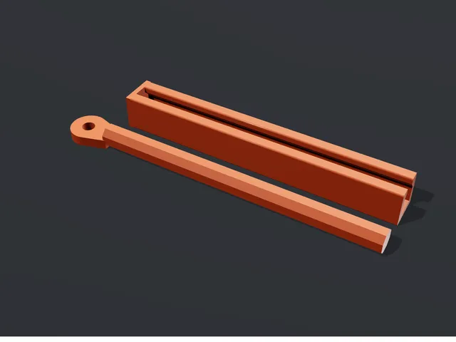 Bag Clip - Rod and Channel, 110 mm