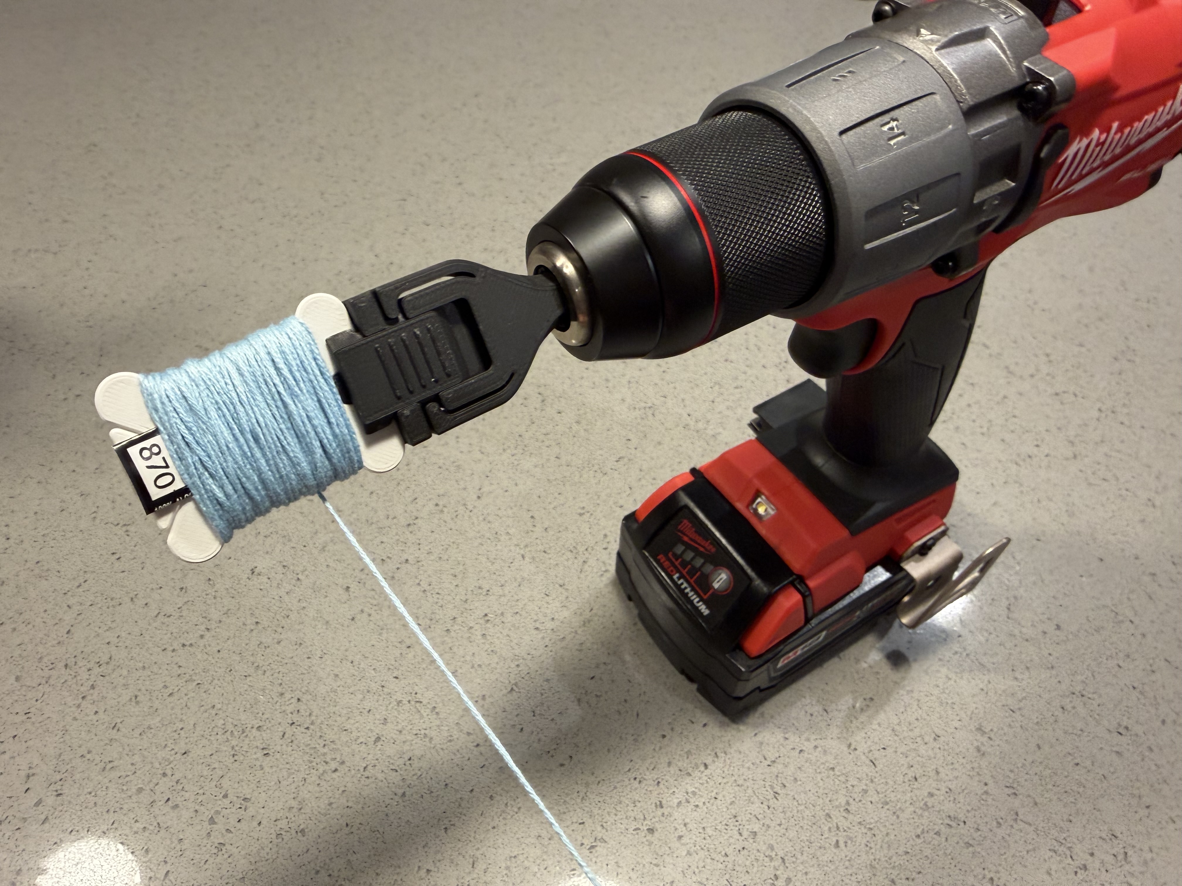 Floss Bobbin Drill Winder