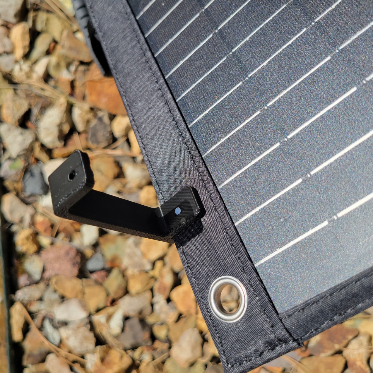 Aiming/alignment tool for Portable (folding) solar panels