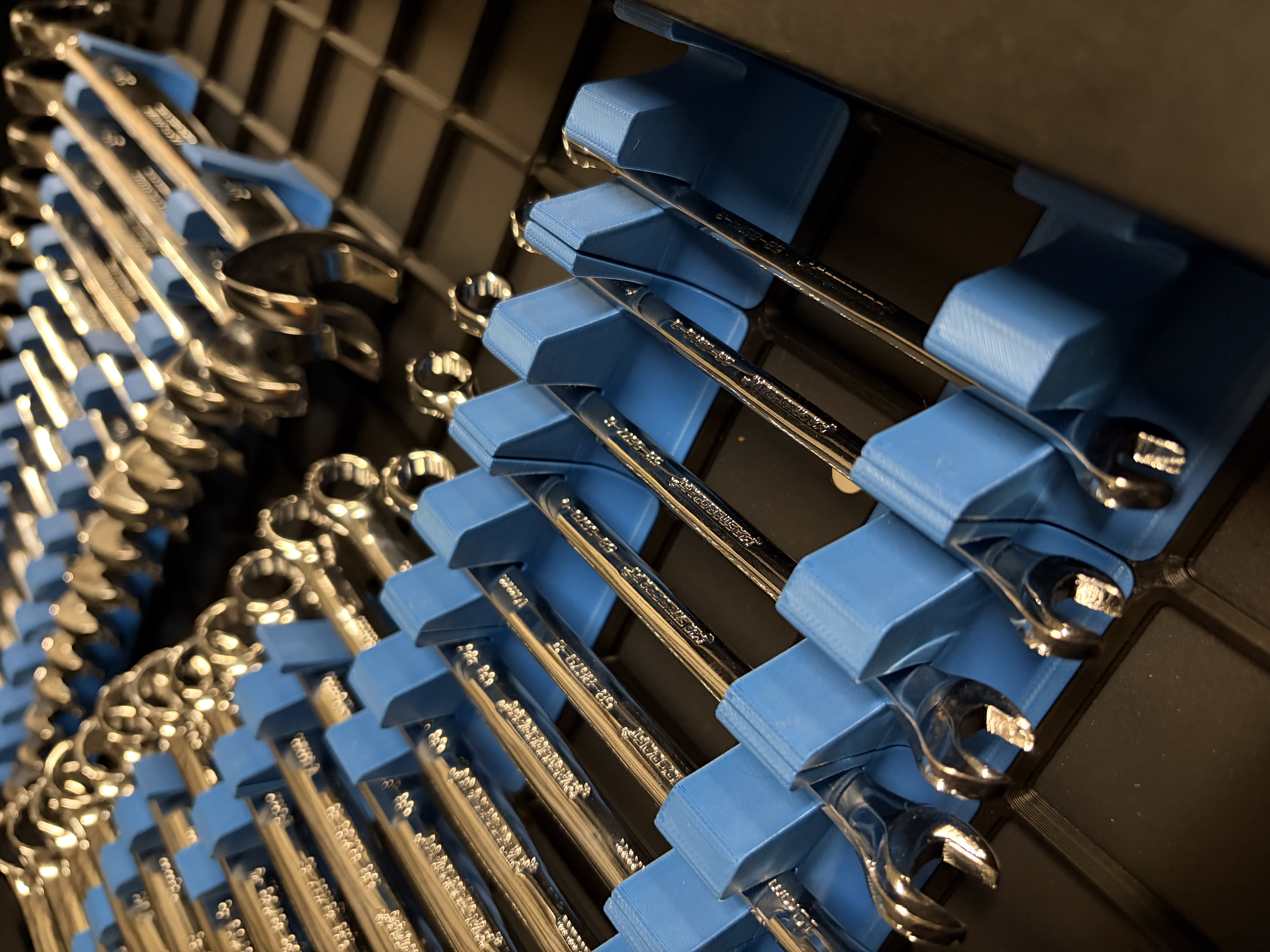 Gridfinity Single Tile modular Wrench holder