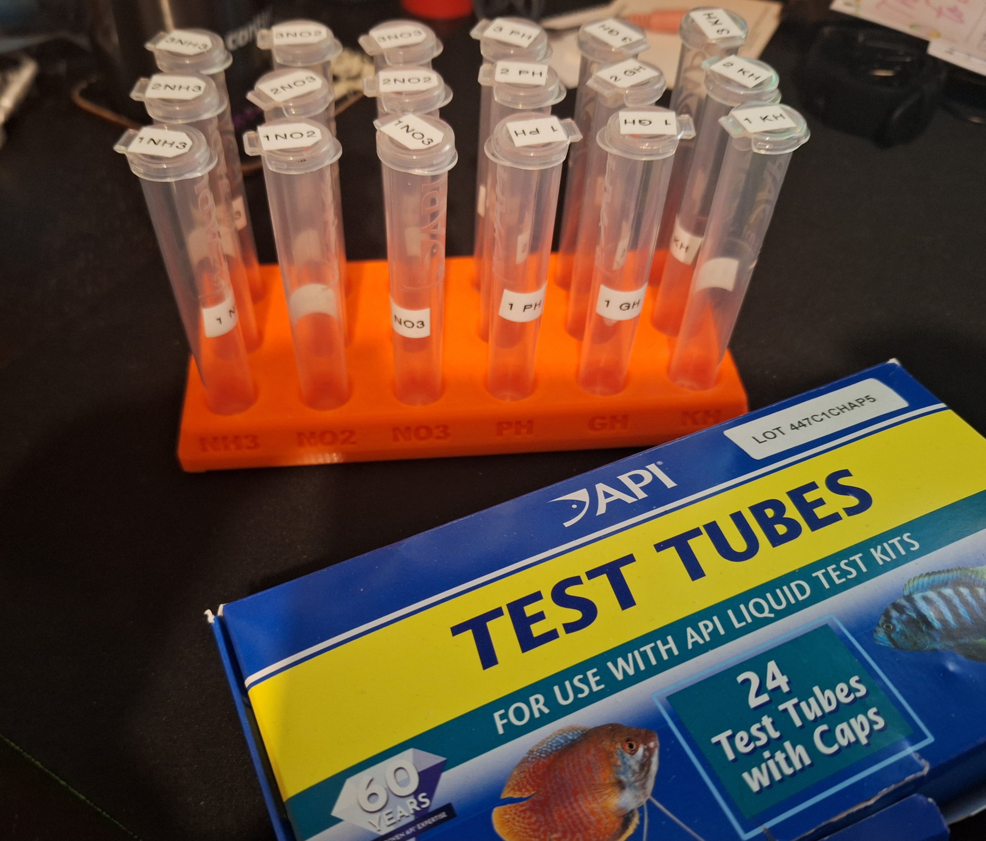 API Test Tube Stand 3 x 6 for Aquarium testing