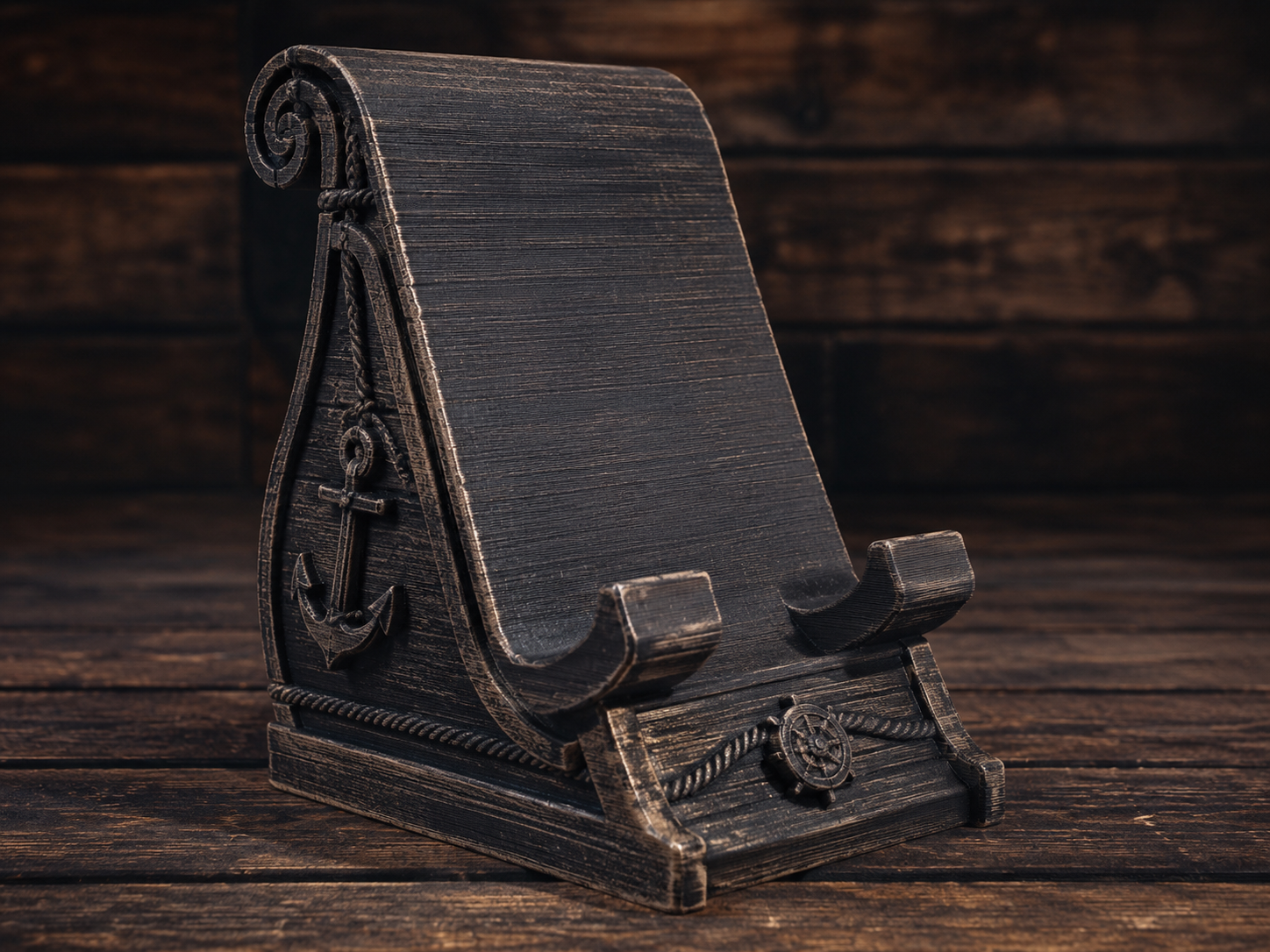 Piraten-inspirierter Holzständer- Pirate-inspired wooden stand