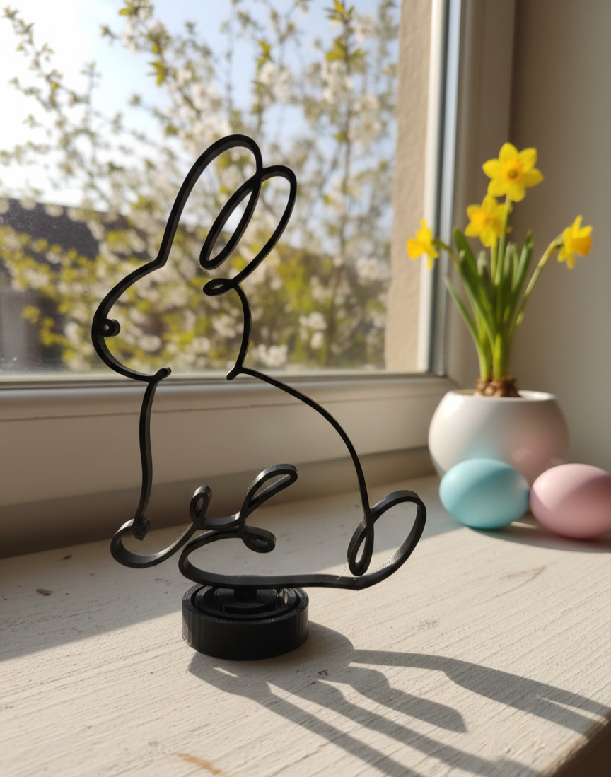 Easter bunny decoration — miniatura 3