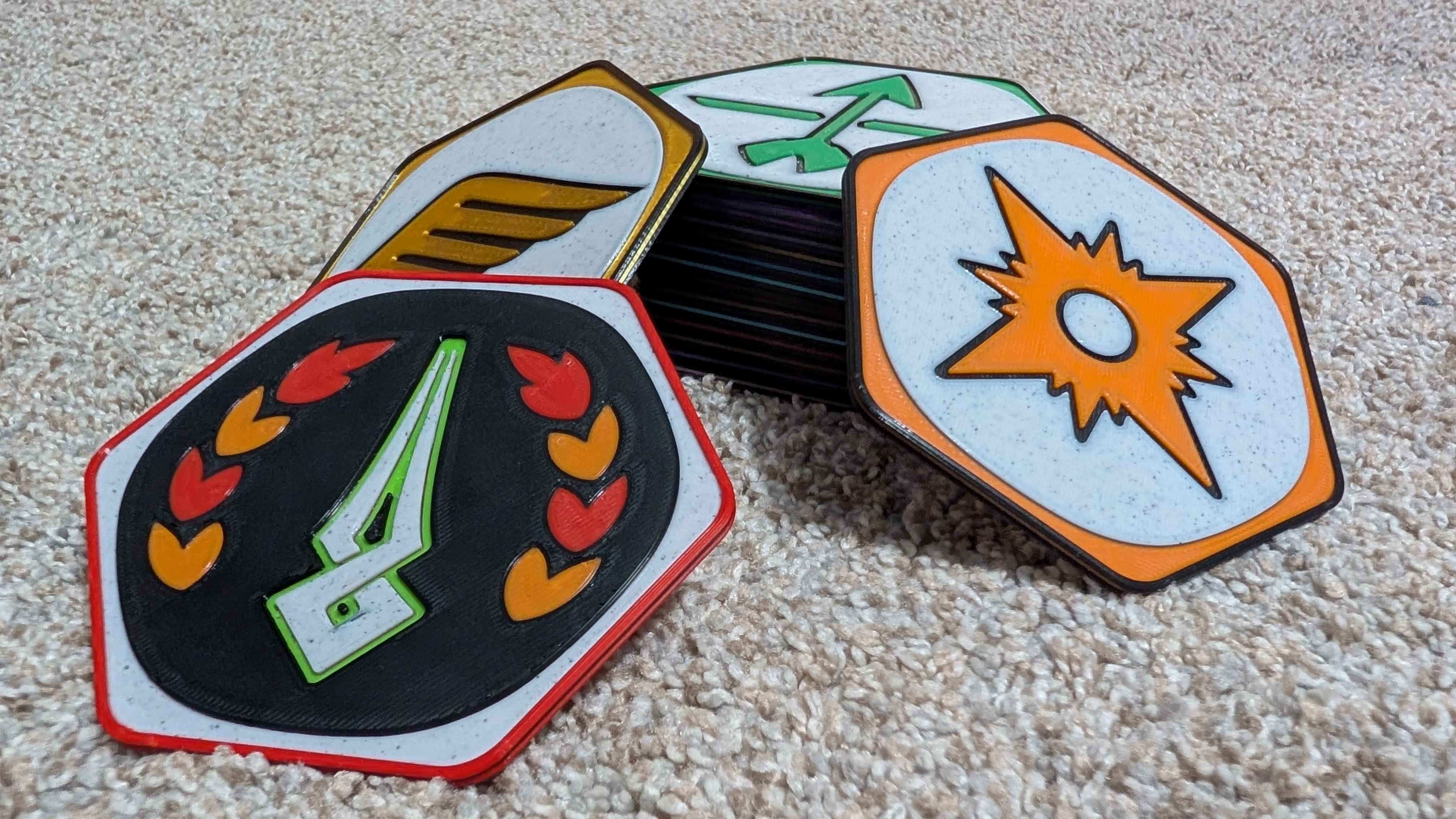 Hades 1 and Hades 2 - Boon Hexes (they work as coasters)
