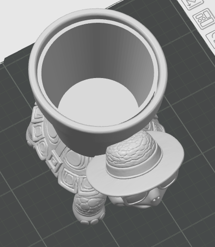 Miniatura 9 do modelo 3D Epic Turtle Planter