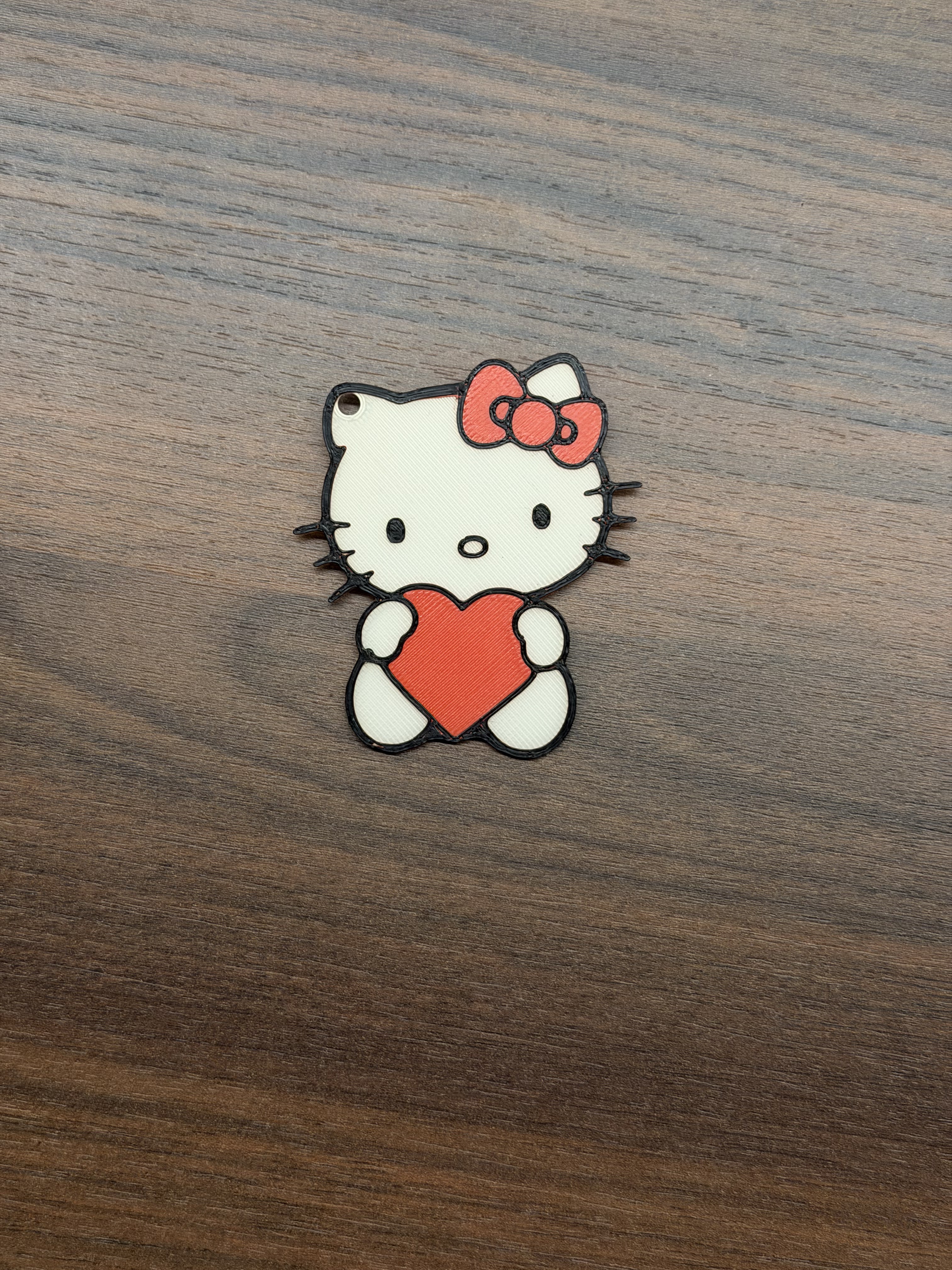 Hello kitty LOVE valentines Keychain Manual Filament Swap