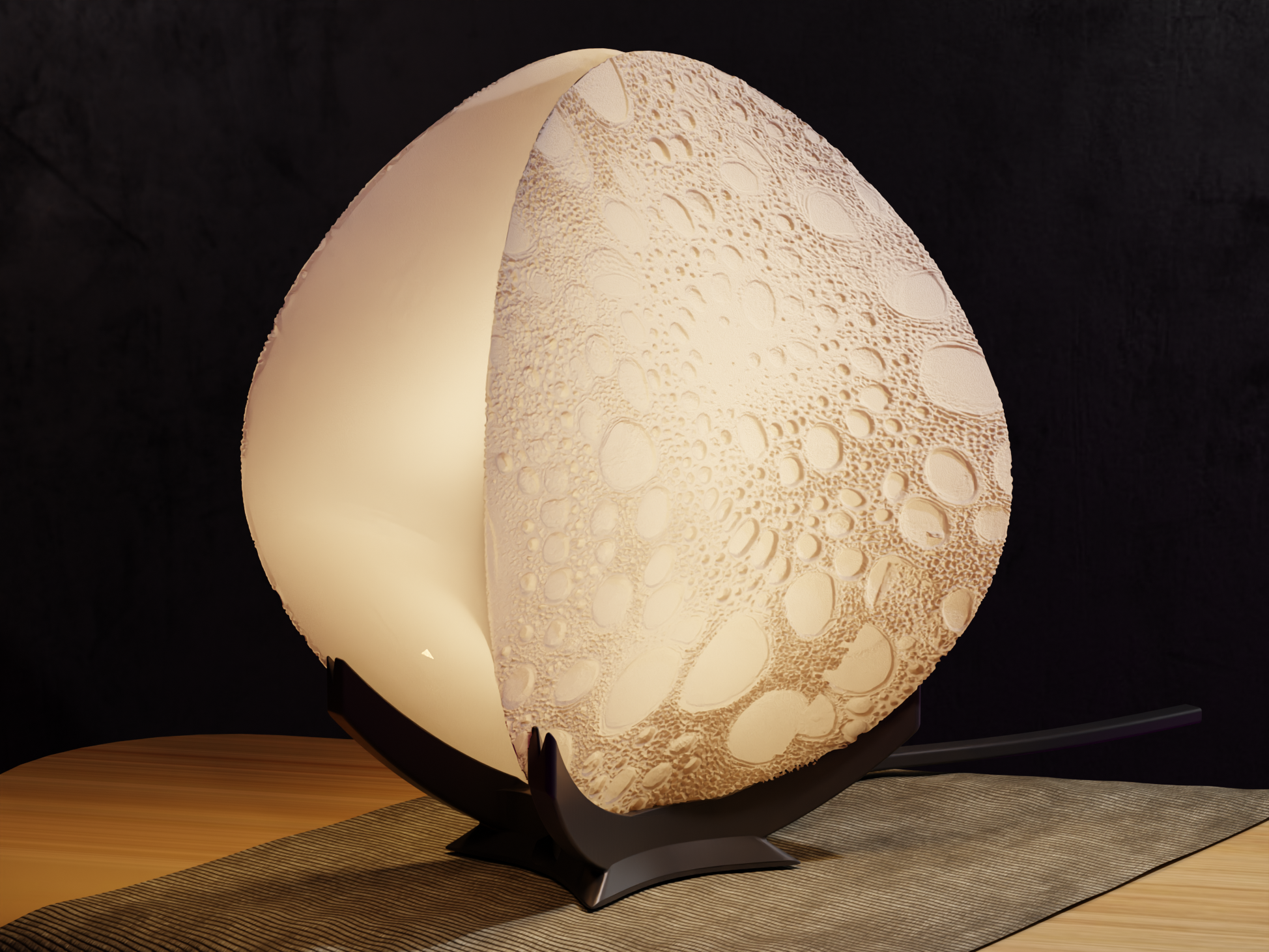 Max displace lamp– Moon