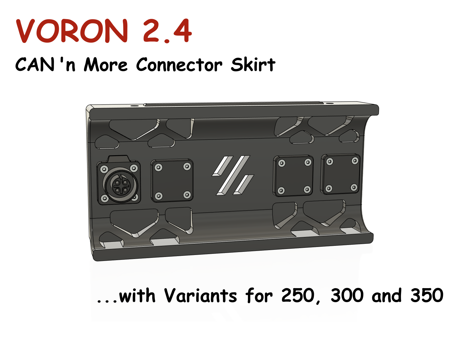 VORON 2.4 - CAN 'n More Connector Skirt (CNLINKO and EW LP12)
