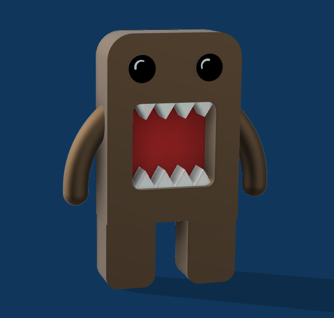 Domo kun figurine