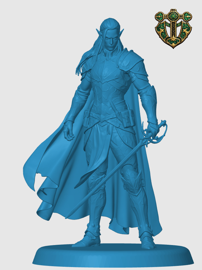 Drow Fighter — miniatura 4
