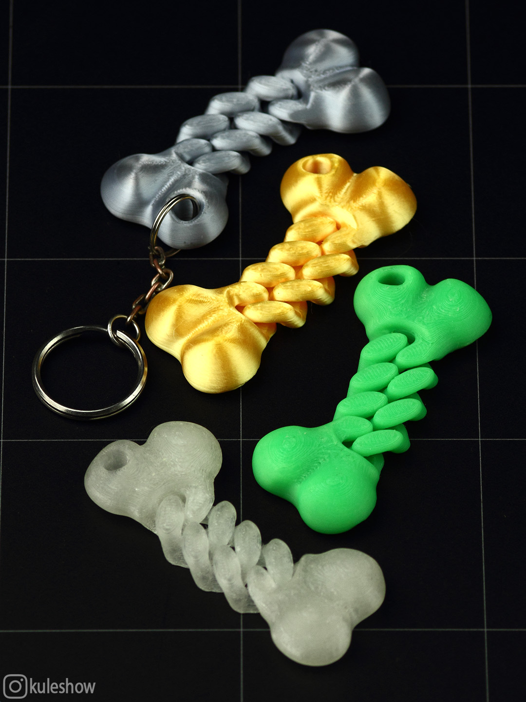 Miniatura 4 do modelo 3D Flexible Bone 2 (chain)