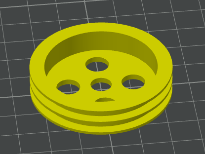 Drum for IOM Sailboat