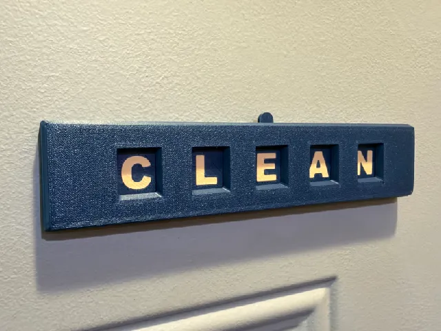 Dirty Clean Dishwasher Sign
