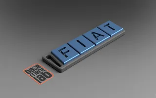 Fiat Automobiles - Keychain - Portachiavi - Porte Clès - 钥匙链 - Schlüsselanhänger
