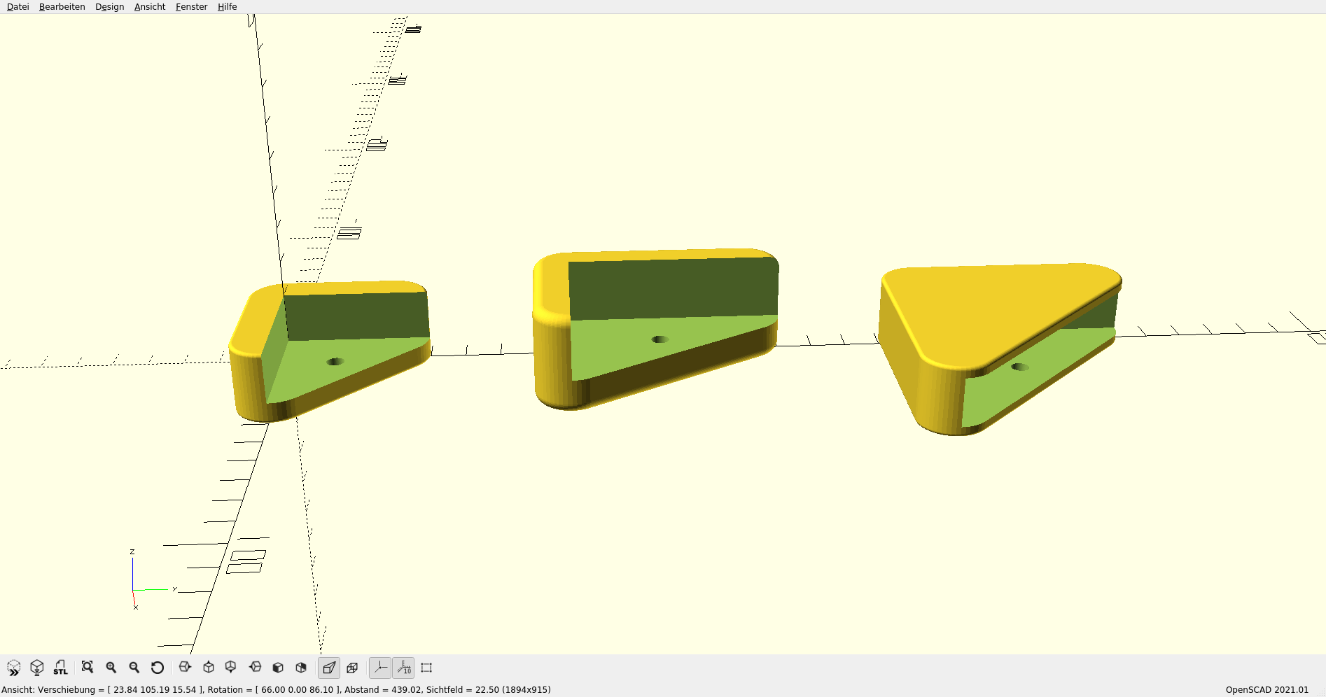 corner protection |  Eckenschutz | customizable OpenSCAD- Script
