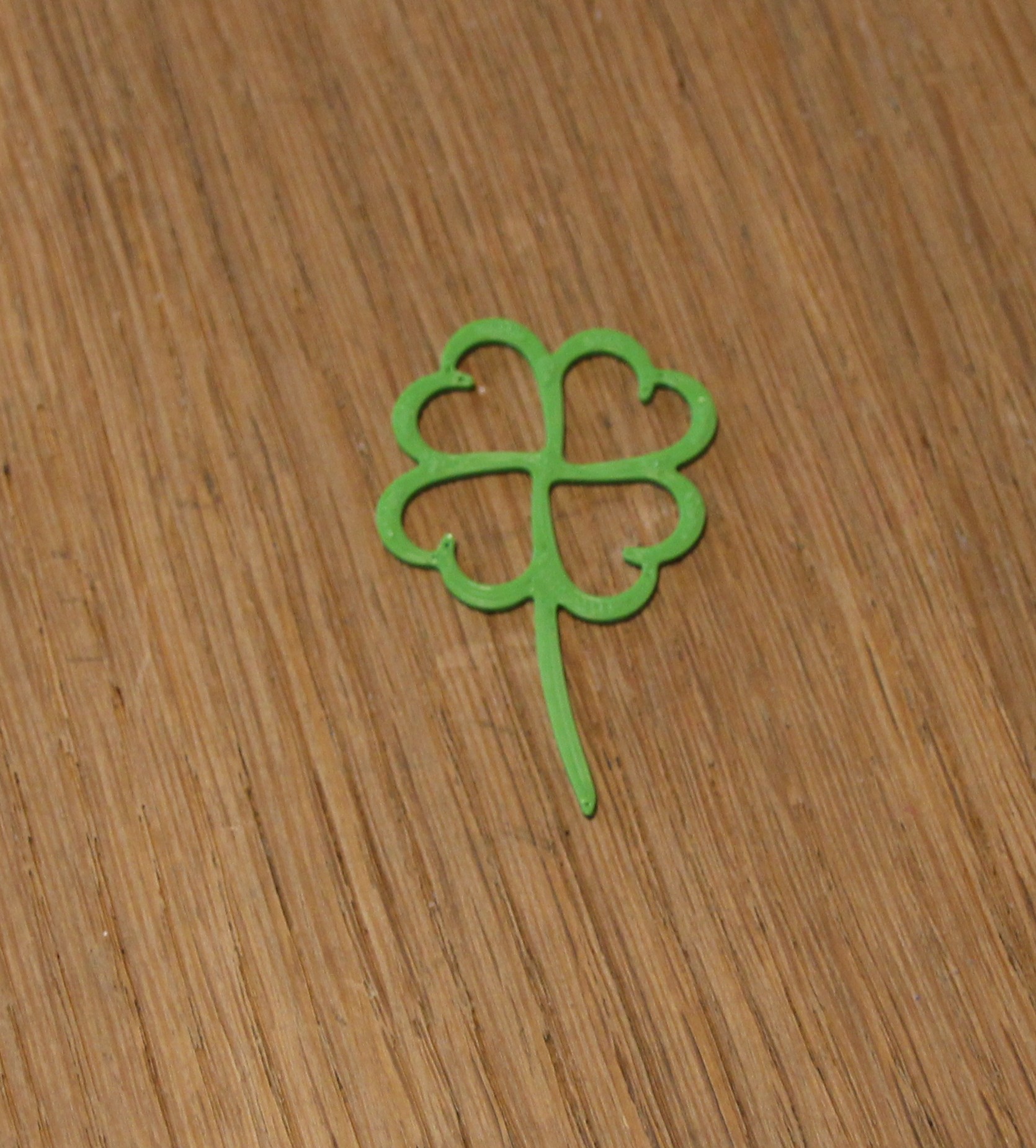 Glücksbringer / Talisman / lucky charms Kleeblatt Herz