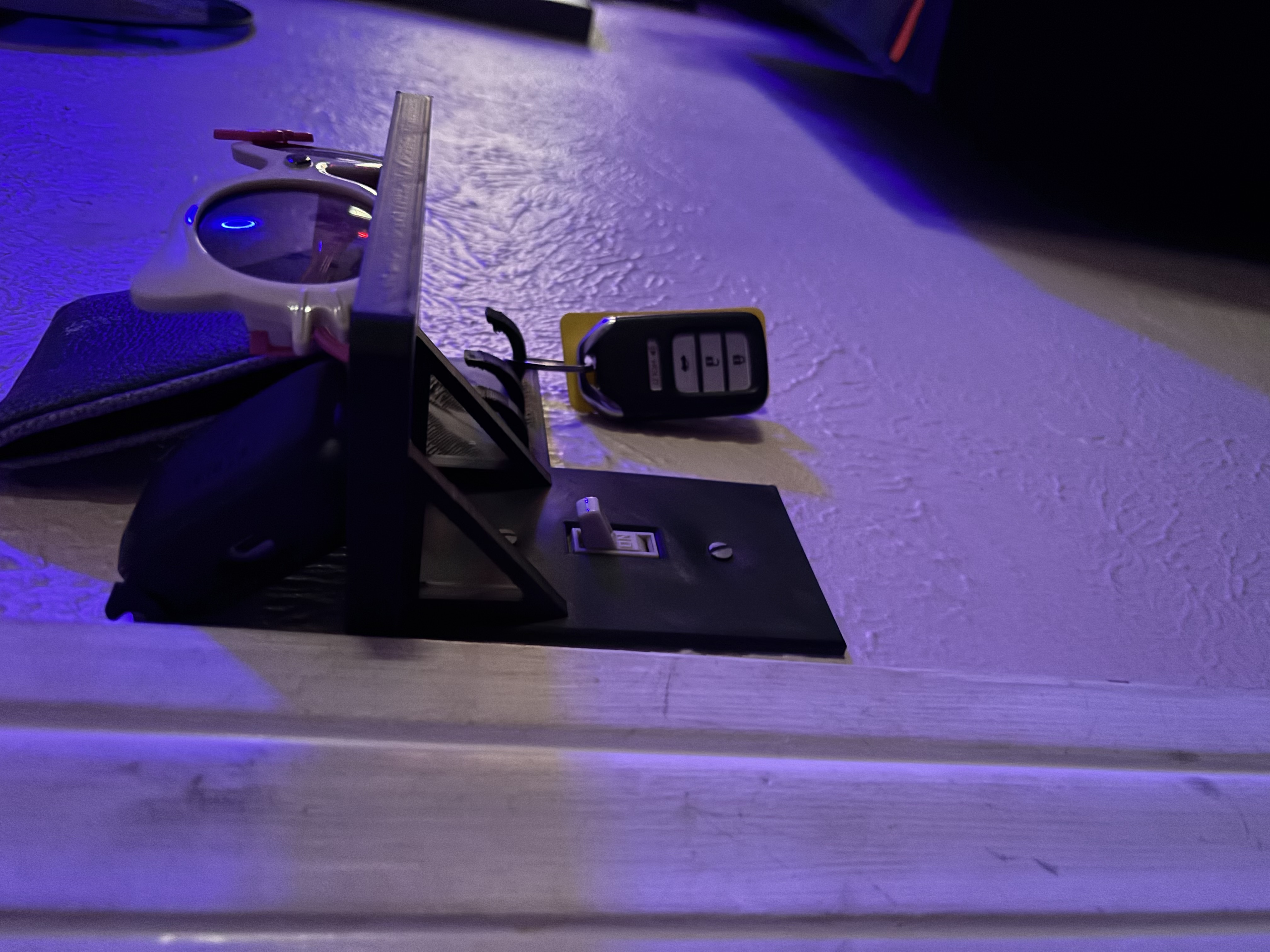 light switch shelf