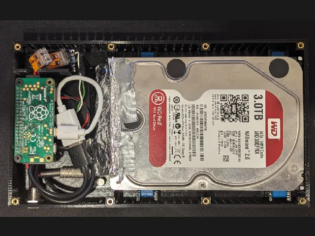 NAS Raspberry Pi Zero W for one 3.5" HDD