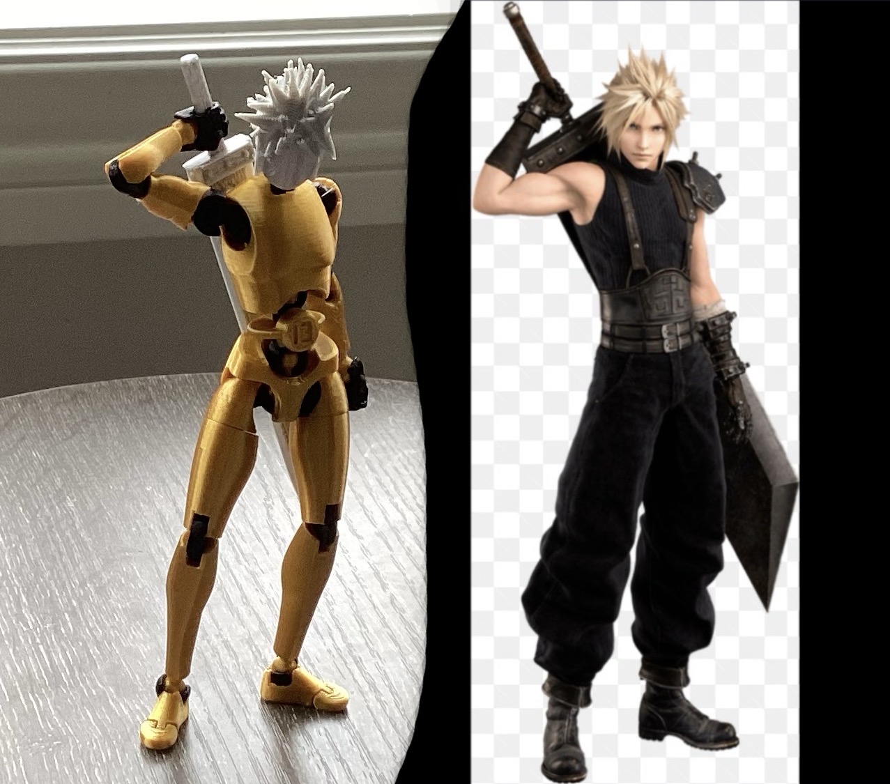 Final Fantasy VII Cloud Strife Addons for Carbon 13