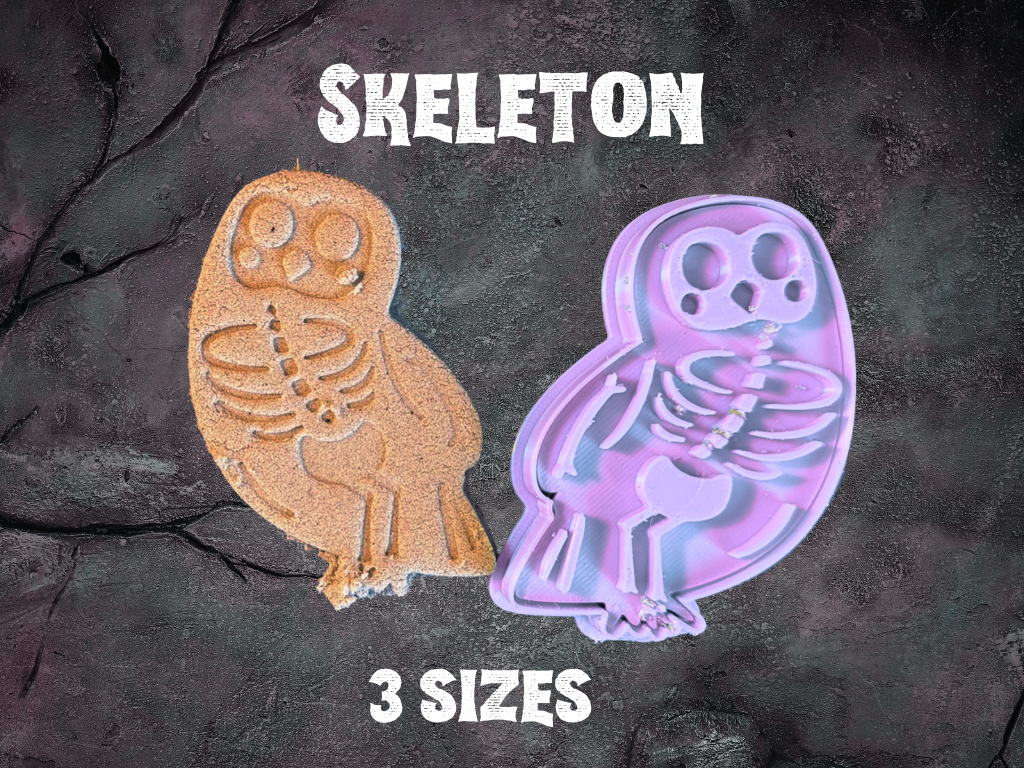 Owl Skeleton Cookie Cutter