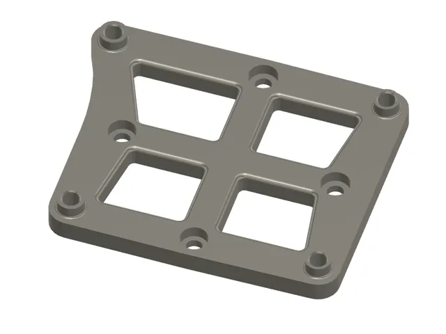 BTT PI v 1.2 DIN holder - 50mm DIN bracket