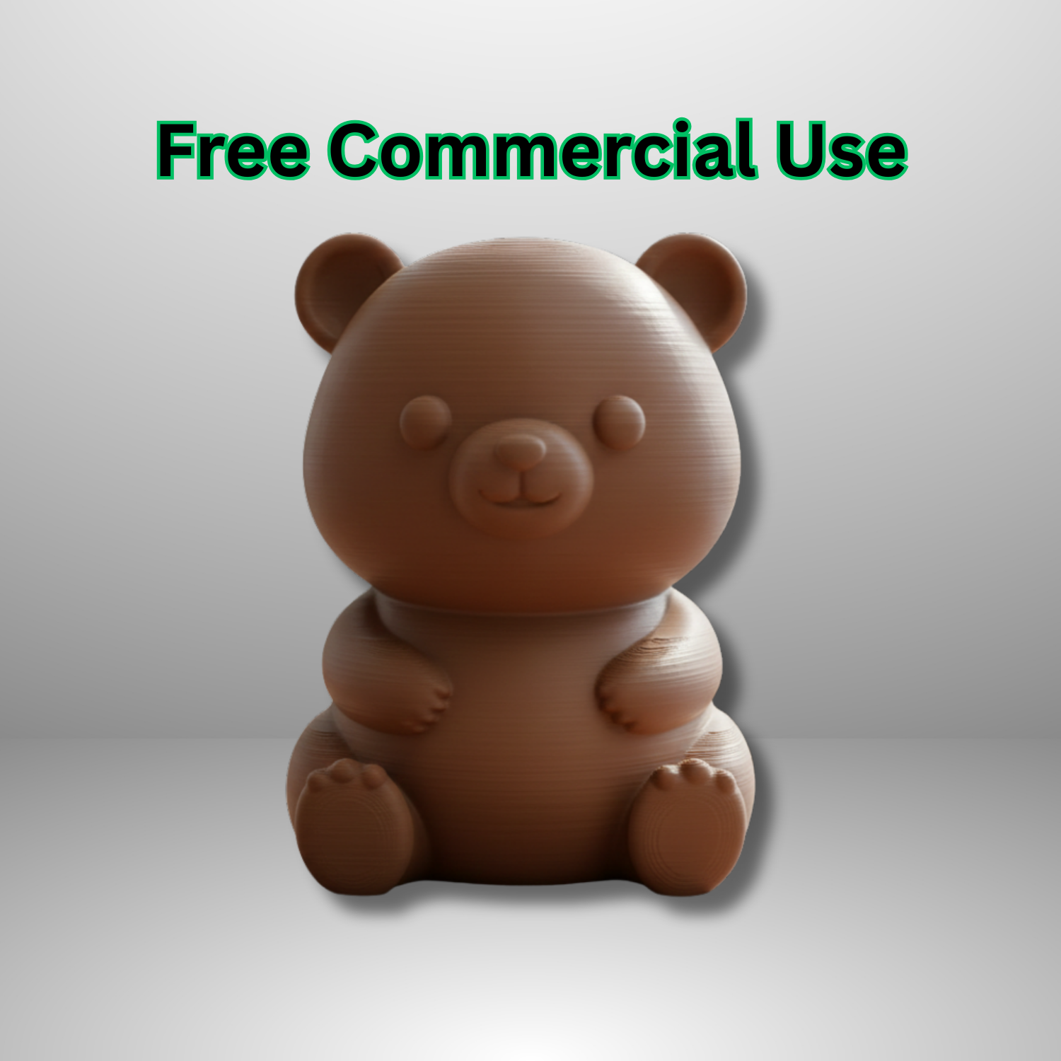 Cute Baby Bear Desk Figure