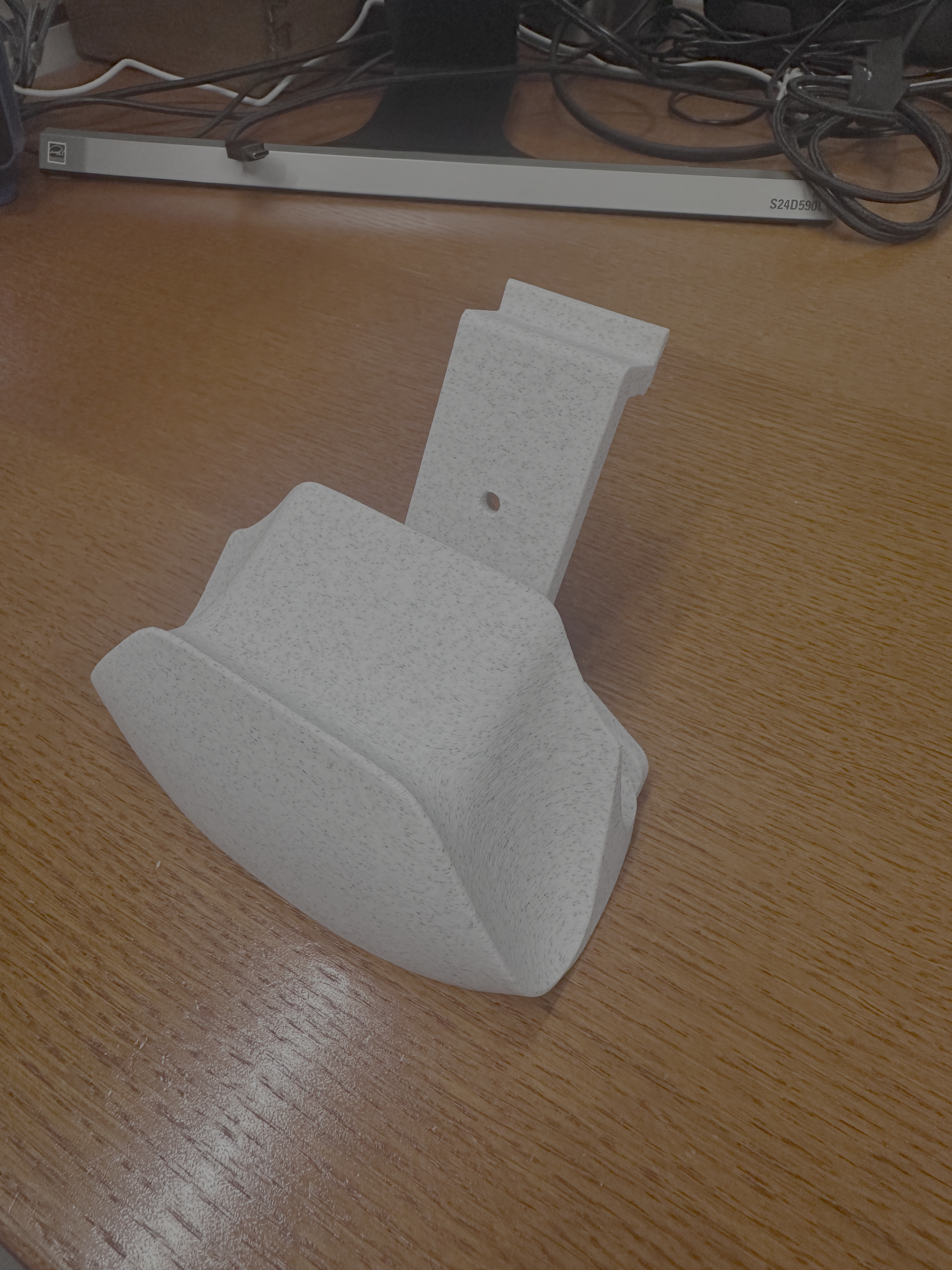 Xbox controller holder for slat wall