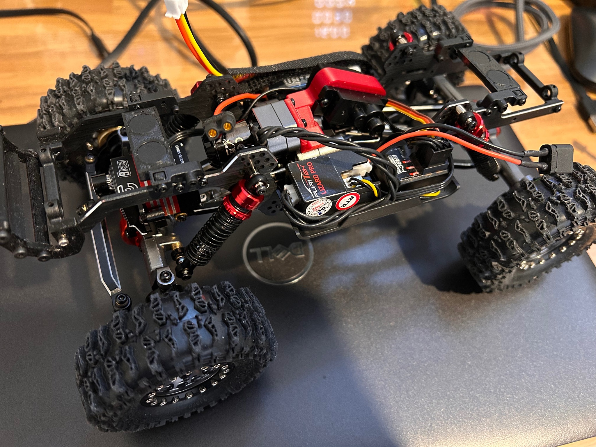 Gearbox servo mount for CR18P evo pro