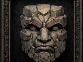 Mask Series Vol.1 – Stone Guardian (Wall Display Mask)