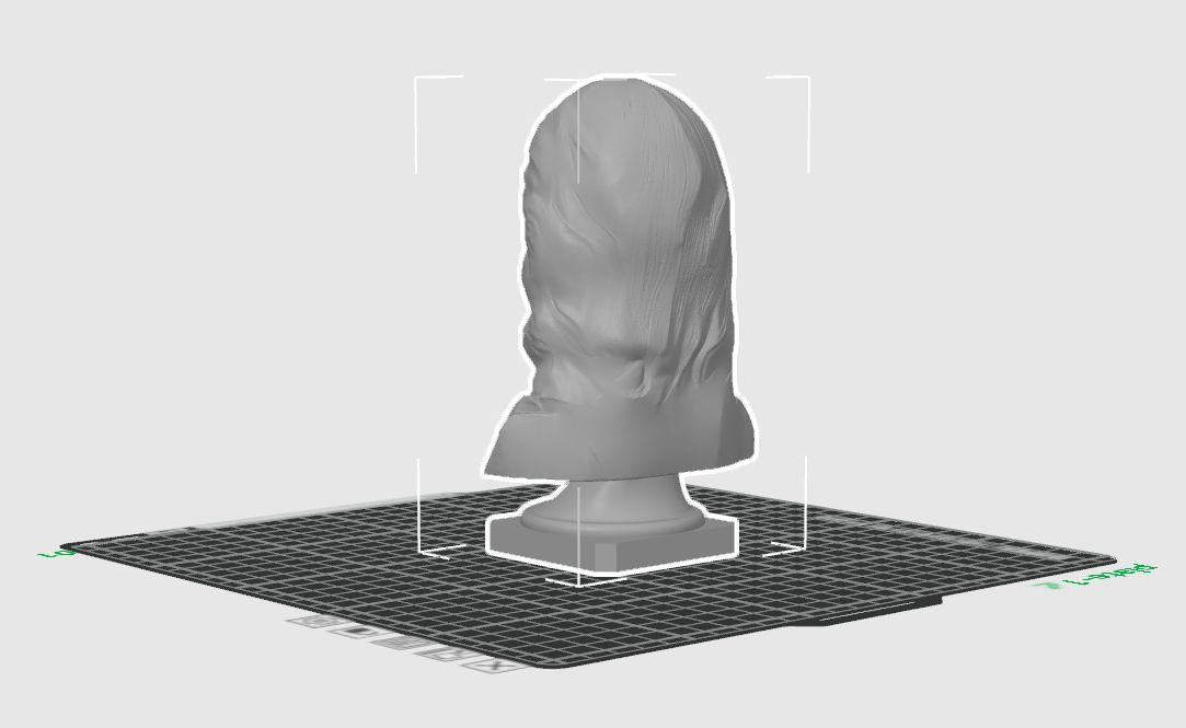 Yeshua / Jesus Bust on Pedestal (FDM Friendly / A1 mini compatible) — thumbnail 2