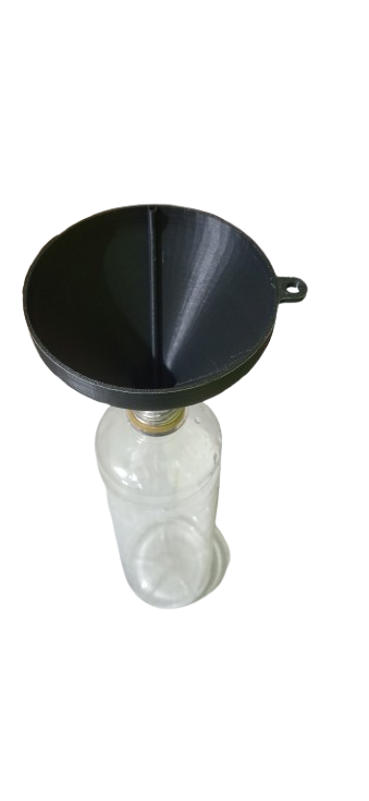 Funnel with Integrated Air Vent for Efficient Liquid Detergent Transfer