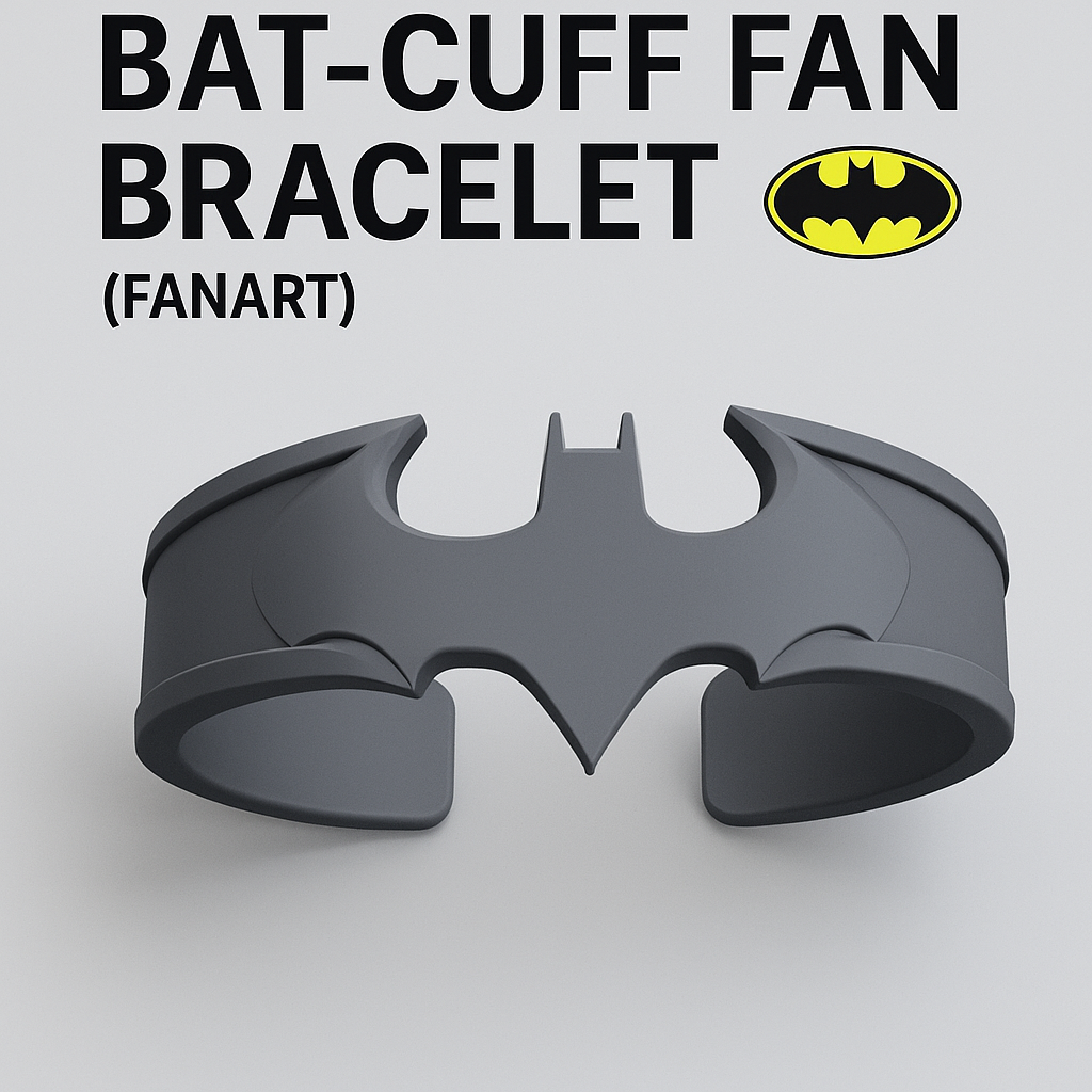 Bat-Cuff Fan Bracelet