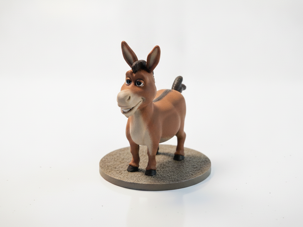 Donkey Figurine Shrek Cartoon 3D Printable