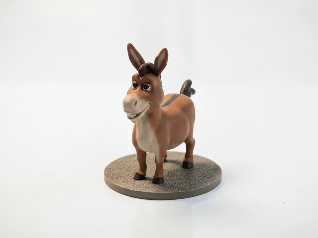 Donkey Figurine Shrek Cartoon 3D Printable