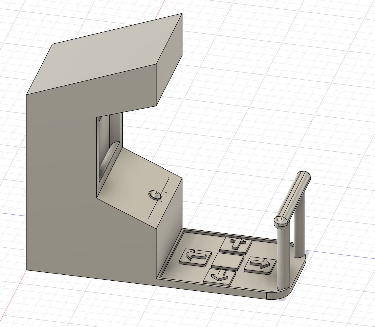 Miniatura 3 do modelo 3D Mini arcade game/ddr machine